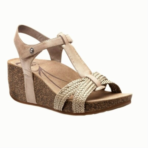 EUC! Abeo Urmy Cork Wedge Sandals Size 7 - Picture 1 of 8